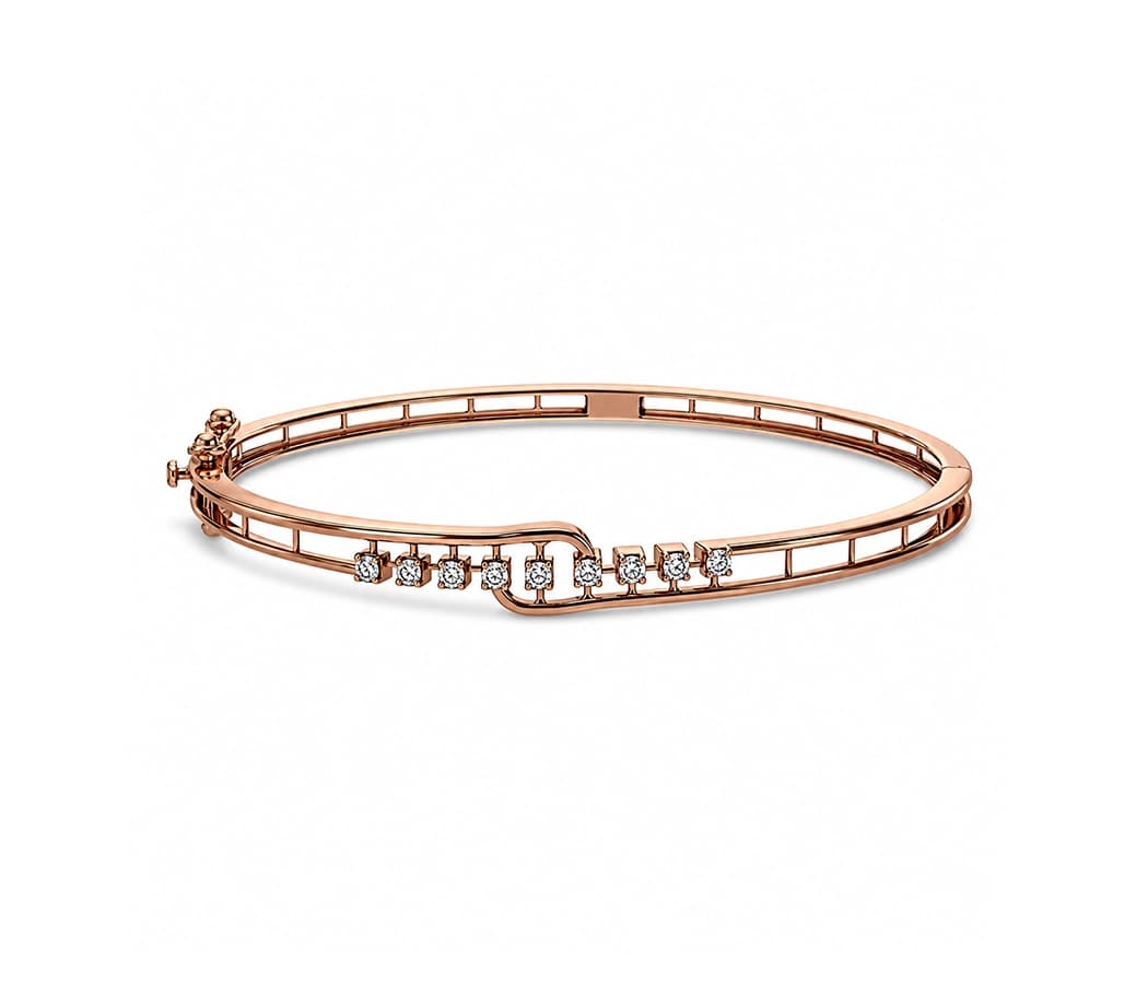 Diamond Horizon Bangle