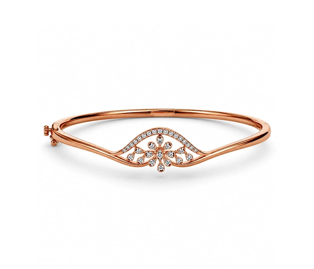 Royal Crest Diamond Bangle