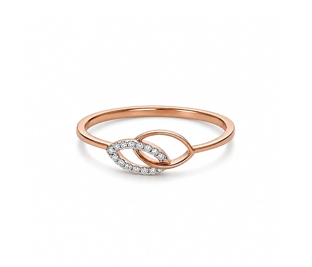 Harmony Leaf Diamond Ring
