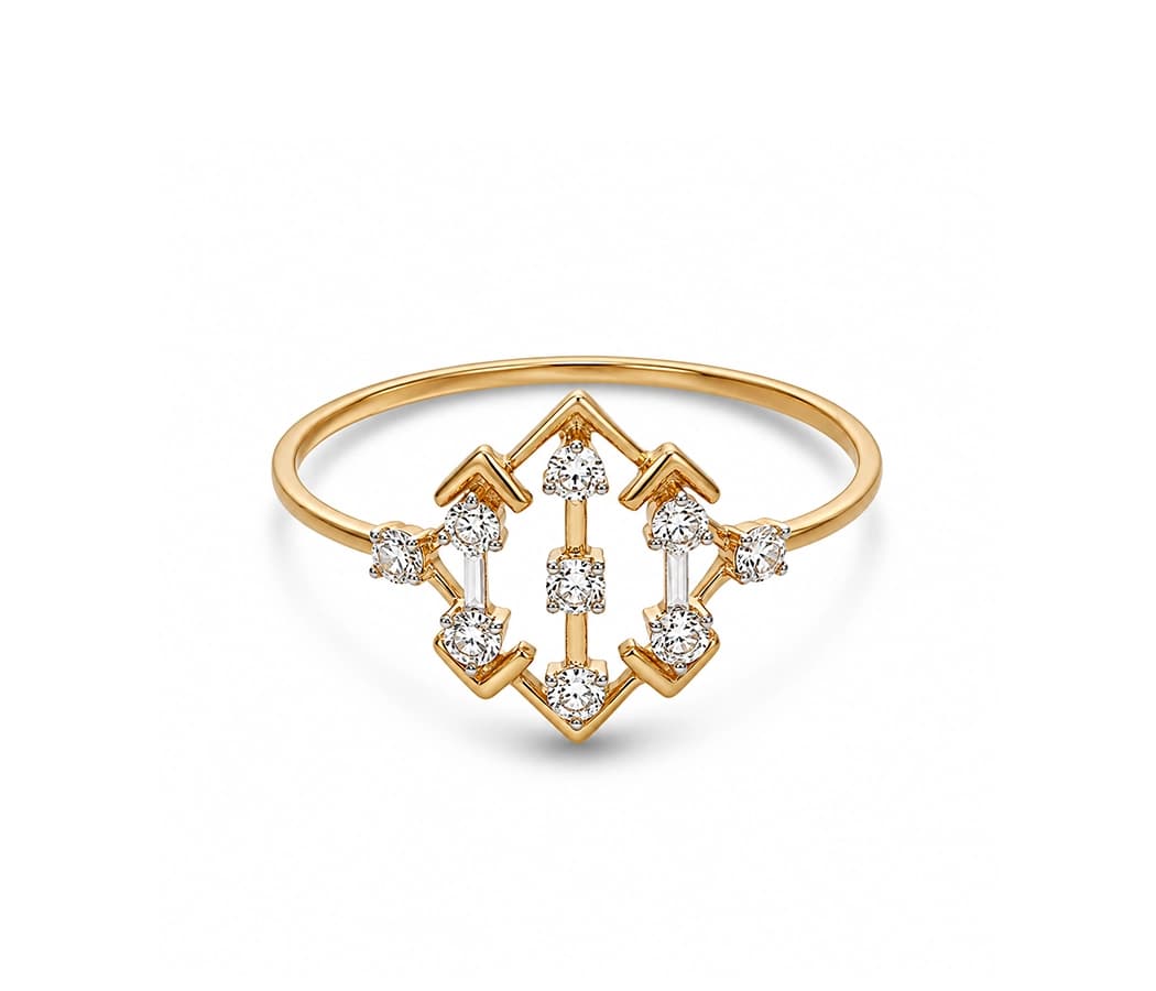 Aurelia Compass Ring