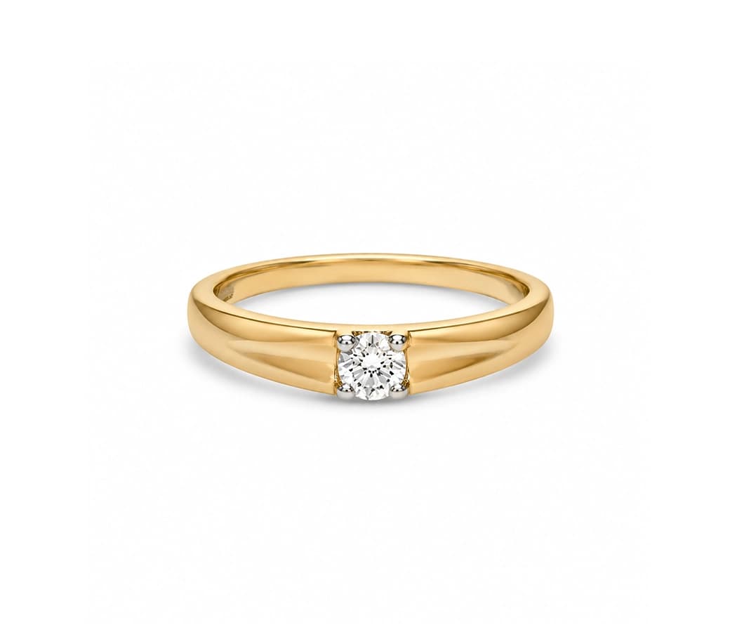Aureon Solitaire Ring